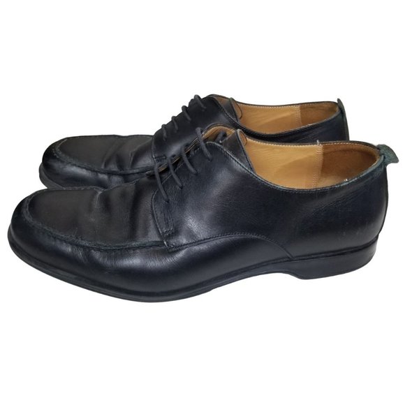 Coach Mens 9 Black Leather Lace Up Apron Toe Carle - Picture 5 of 11